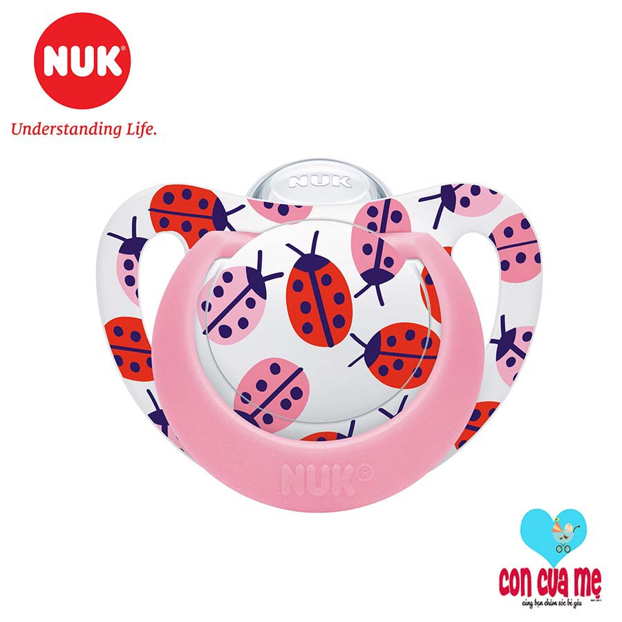 Bộ 2 ti giả NUK Silicone Genius 0-6m và 6-18m