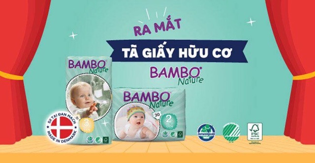 Bộ Tã Giấy BAMBO NATURE Newborn 28M