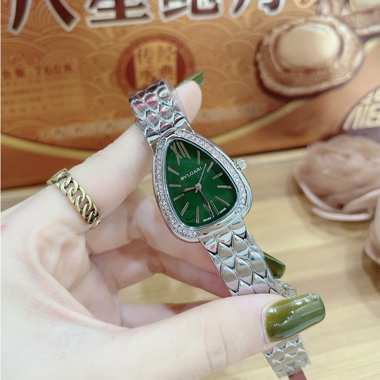 Đồng hồ nữ Bvlgari dây thép không gỉ tinh tế sang trọng lôi cuốn MTP-STORE