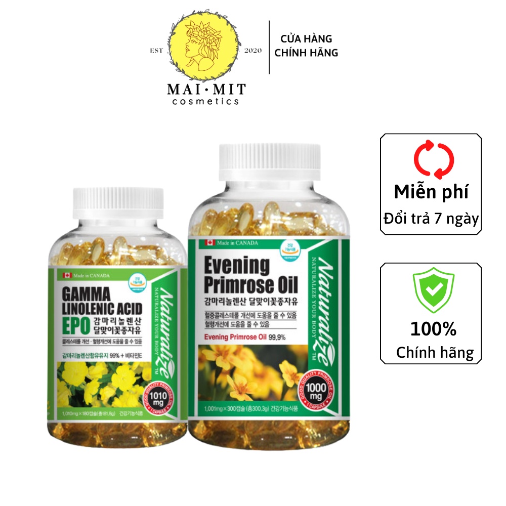 Tinh dầu hoa anh thảo Vitamin E EPO 1.010mg 180 viên