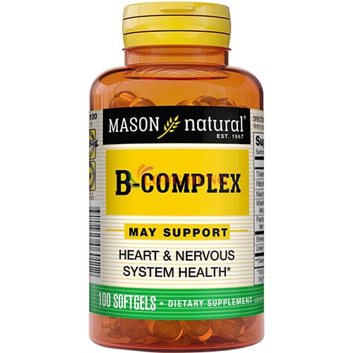 Viên uống Mason Natural B-Complex hỗ trợ nâng cao sức khỏe (100 viên)