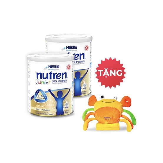 [Tặng Quà] Bộ 2 lon Nutren Junior 800g