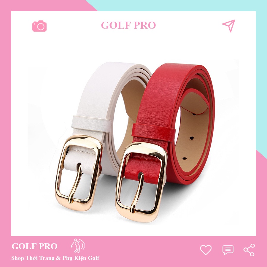 Thắt lưng golf nữ dây lưng thể thao nữ PGM Golf Belt shop GOLF PRO TL001