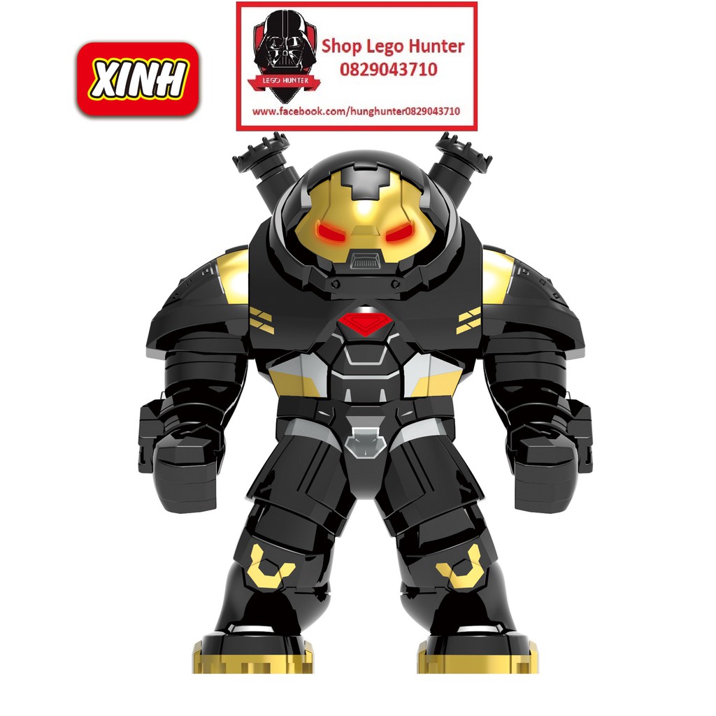 Marvel Bigfig Hulkbuster Black Gold mô hình lắp ráp Robot Ironman Hulkbuster màu Đen Vàng