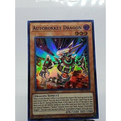 Thẻ bài YUGIOH - Autorokket Dragon - CIBR-EN010 - Super Rare 1st Edition