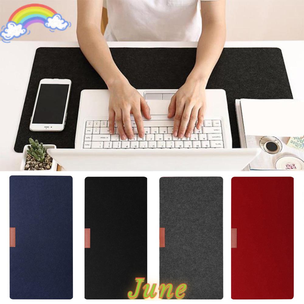 JUNE Colorful Mouse Pad Soft Keyboard Mice Mat Desk Mat Office Table Wool Felt Large Computer Modern Laptop Cushion/Multicolor