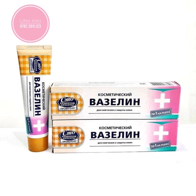 Dưỡng VASELINE Nga Chính Hãng Vỏ Mềm