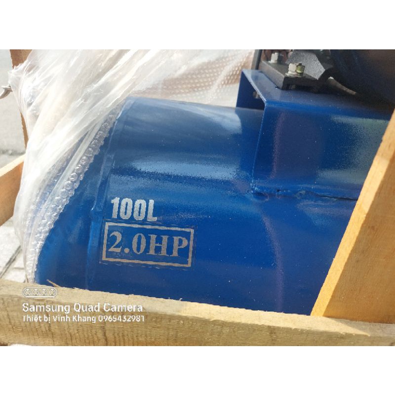 Máy nén khí Puma 2HP 100L nhập khẩu đồng bộ, máy nén khí Puma 100L 2HP