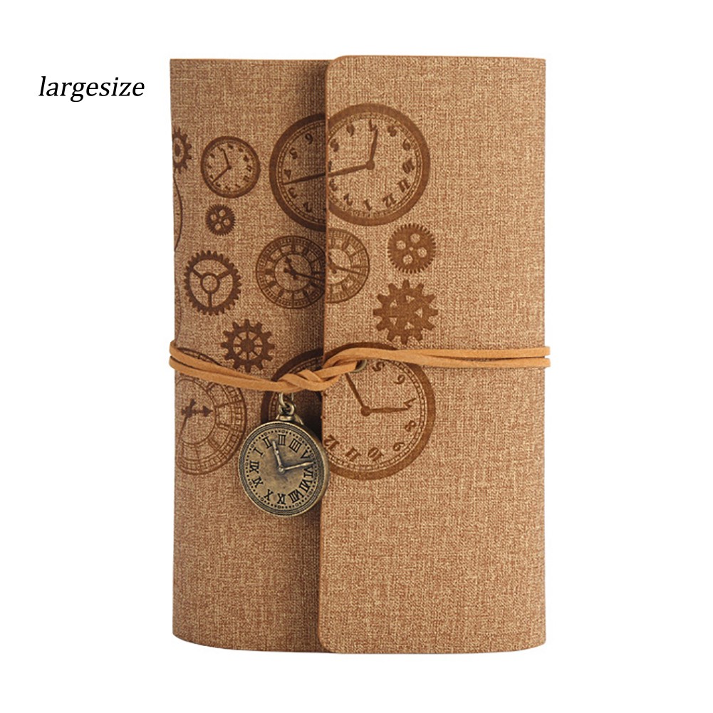 LGSZ☺Travel Portable A6 Loose Leaf Journal Diary Book Notebook Stationery Supplies