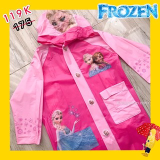 Áo mưa hình công chúa Elsa và Anna Frozen màu hồng dành cho trẻ em có nhiều size (S-M-L-XL-XXL) - 36FZH6026138