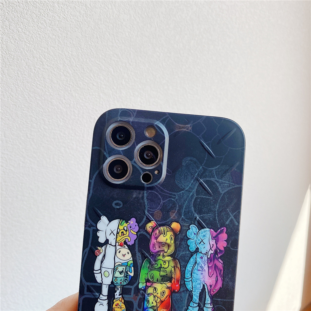 Ốp điện thoại nhựa dẻo họa tiết logo KAWS nổi tiếng cho iPhone12 mini 11 PRO MAX 7/8plus SE2020 X/XS XR XSMAX | BigBuy360 - bigbuy360.vn
