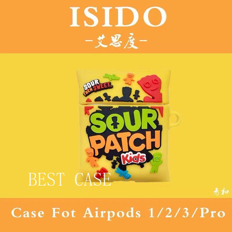 Sour patch for AirPods case AirPods1/2 generation Pro protective sleeve Apple Bluetooth headset case