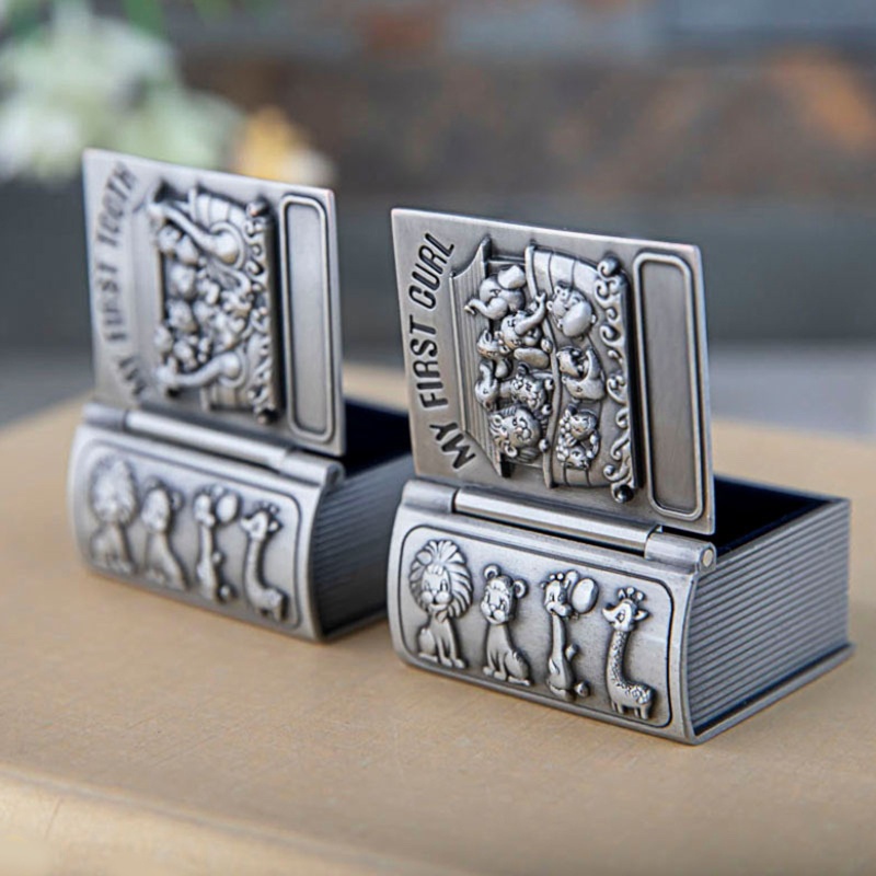 Hộp Đựng Răng Và Răng Mini Bằng Kim Loại Chống Rỉ