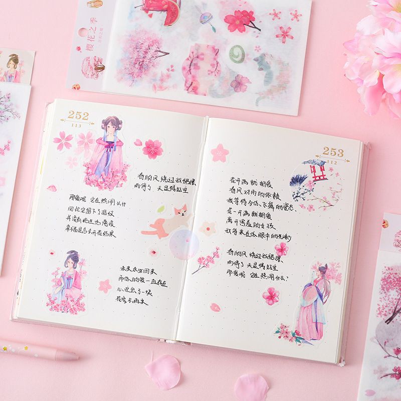 Sticker Nhãn Dán Trang Trí Anime Nhiều Mẫu Bộ 1