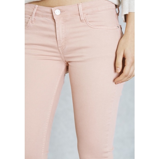 Quần jeans Mango màu baby pink hàng auth size S