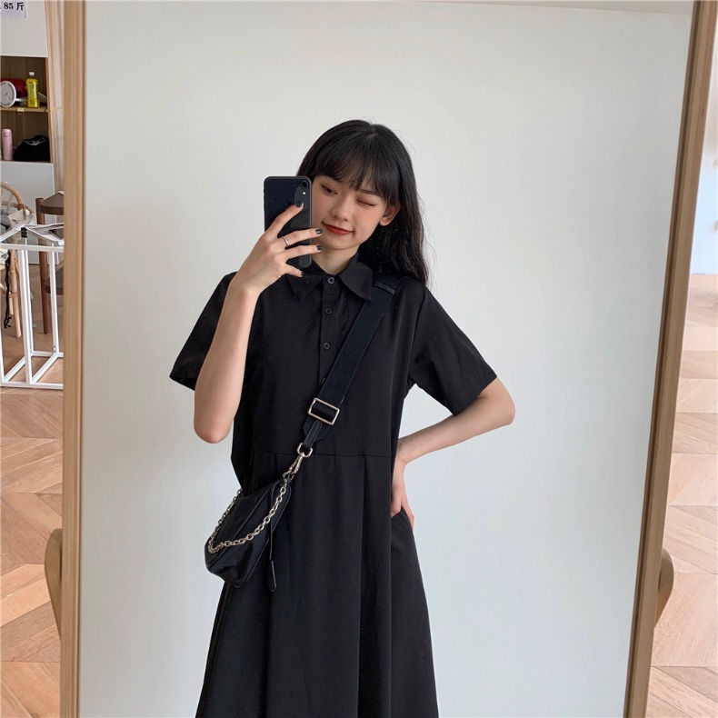 Đầm dáng dài phong cách Pháp đơn giản thanh lịch dành cho nữ