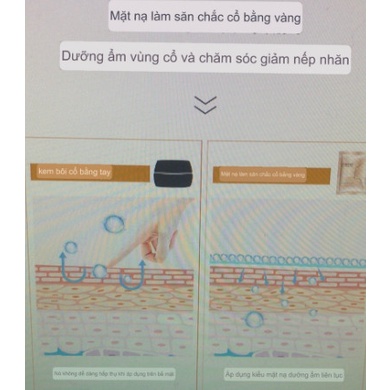 Mặt nạ cổ làm trắng, dưỡng ẩm, nâng cơ làm săn chắc da
