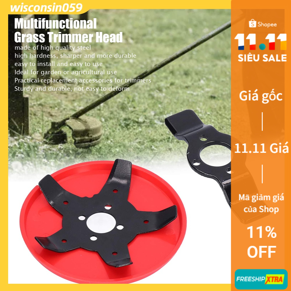 Wisconsin059 Lưỡi dao cắt cỏ dại đa năng cho nông nghiệp làm vườn
