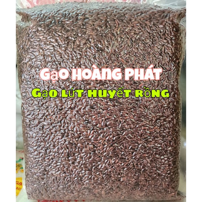 [Mã GROSALE55 giảm 8% đơn 500K] GẠO LỨT HUYẾT RỒNG ( túi 5kg ).Hút Chân Không.