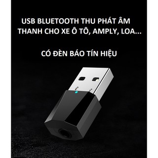 USB bluetooth thu âm thanh nổi cho ô tô, amply