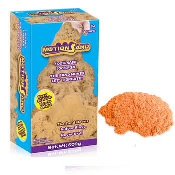 Cát động lực chính hãng Motion Sand đóng hộp 800g phiên bản Màu cam
