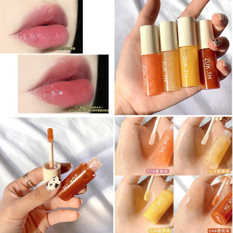 (Hàng Mới Về) Son Môi Trang Điểm Màu Nude Lâu Trôi Chống Thấm Nước Moisturizing Zuk hương trái cây | BigBuy360 - bigbuy360.vn