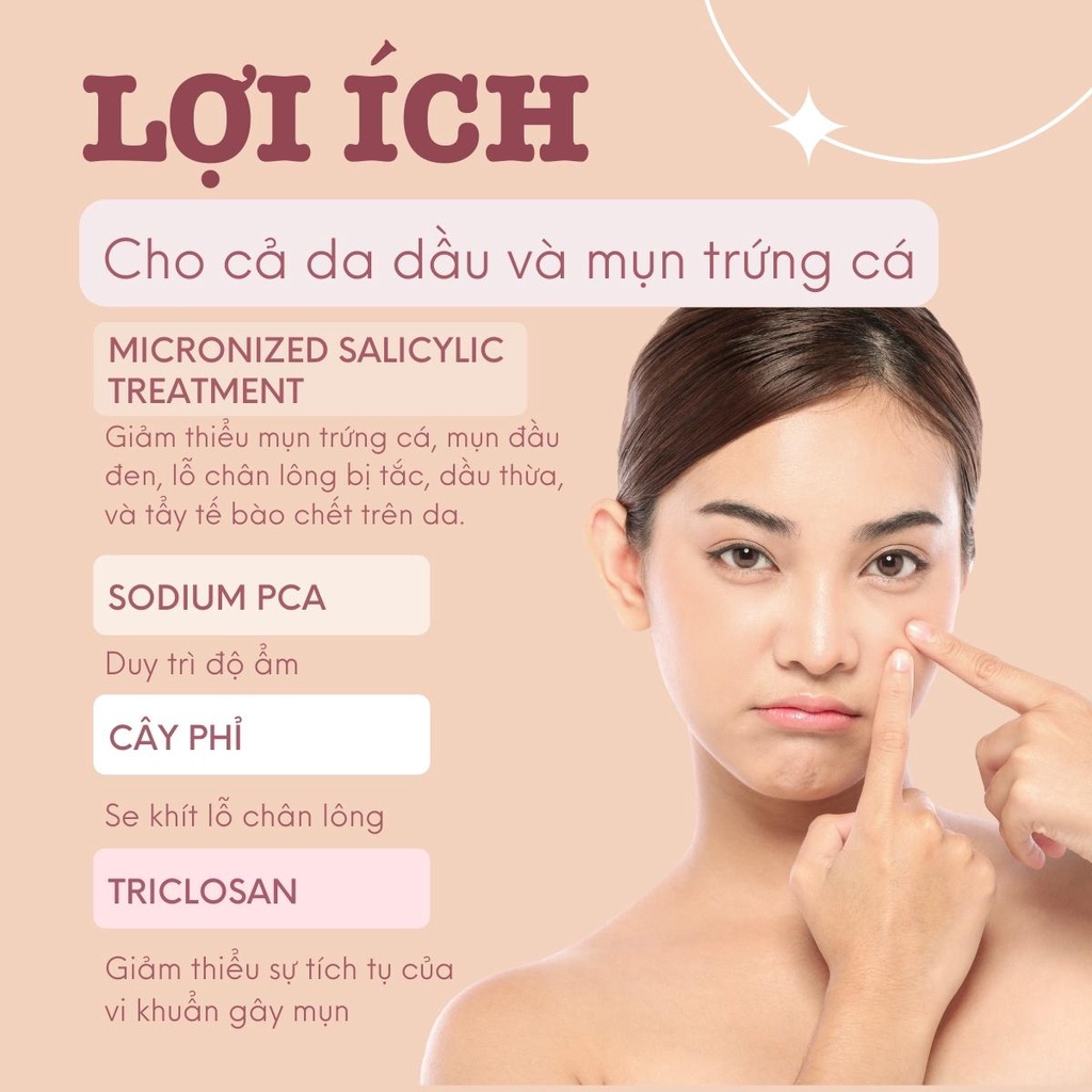 Bọt rửa mặt dưỡng ẩm DR.SOMCHAI ACNE tẩy tế bào chết làm sạch da giảm mụn nhanh chóng 150ml chính hãng thái lan