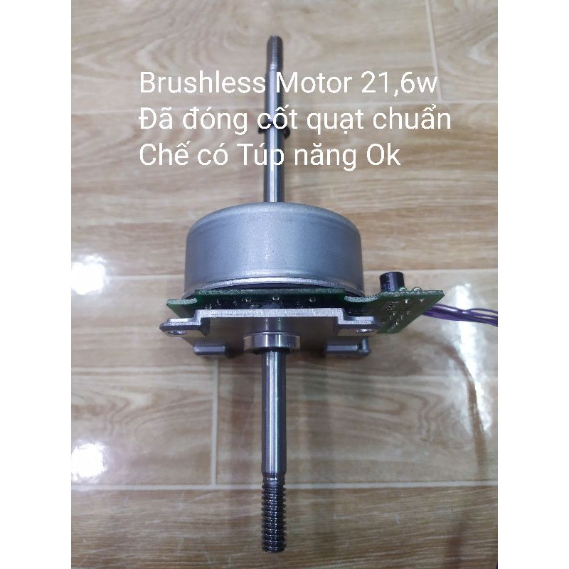 Chế quạt 12v Mạnh với Brushless Motor 21,6w đã đóng cốt