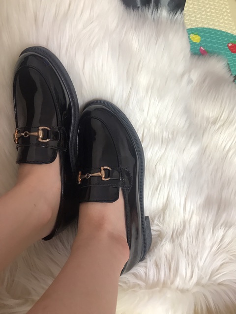 [SẴN] G005 Giày búp bê oxford đen da bóng giá cực rẻ | BigBuy360 - bigbuy360.vn