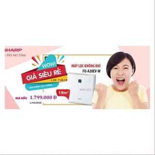 Máy lọc không khí Sharp FU-A28EV-W
