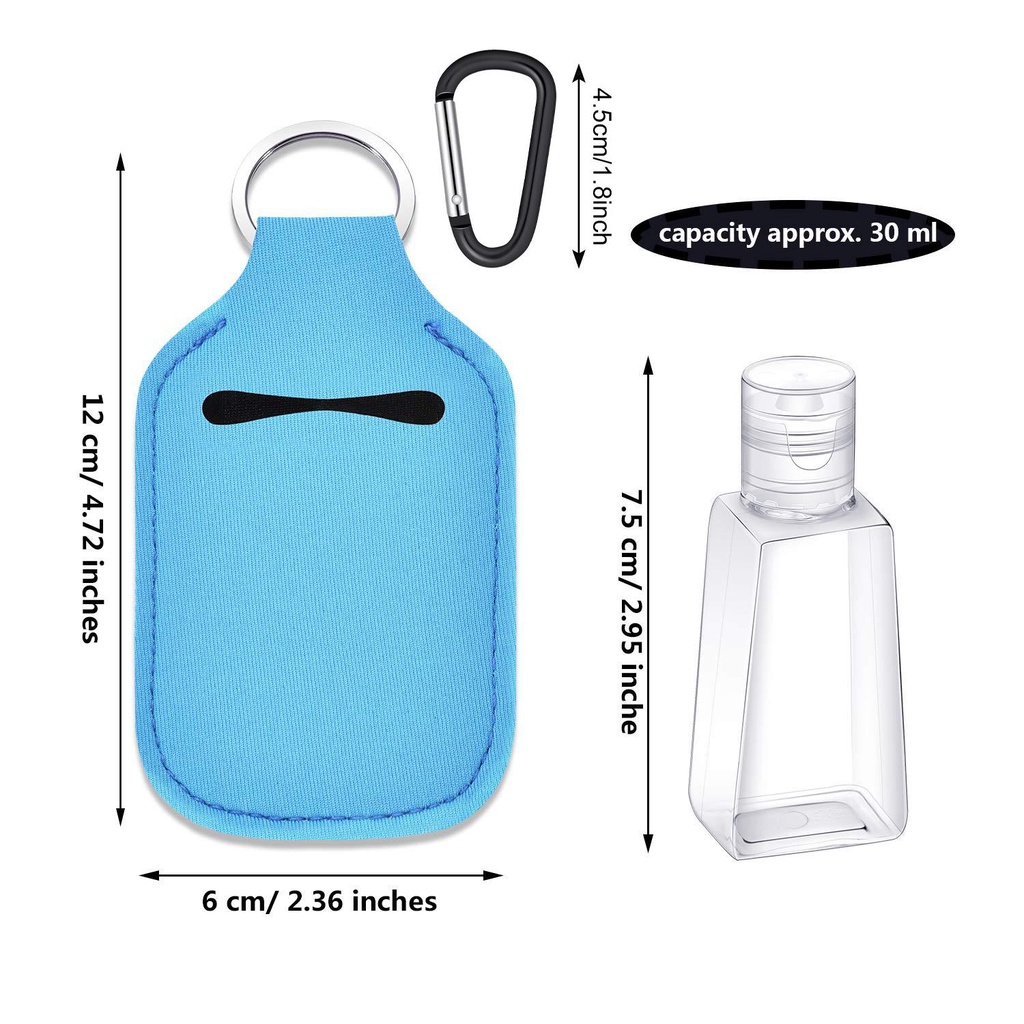 Danilo Bình Xịt Đựng Mỹ Phẩm 30ml Kèm Móc Khóa Có Thể Tái Sử Dụng