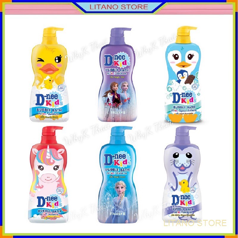 Sữa Tắm Gội Cho Bé Dnee Kid Hình Thú Thái Lan
