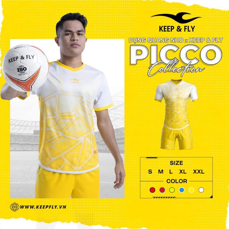 Quần Áo Bóng Đá PICCO Keep & Fly Cao Cấp