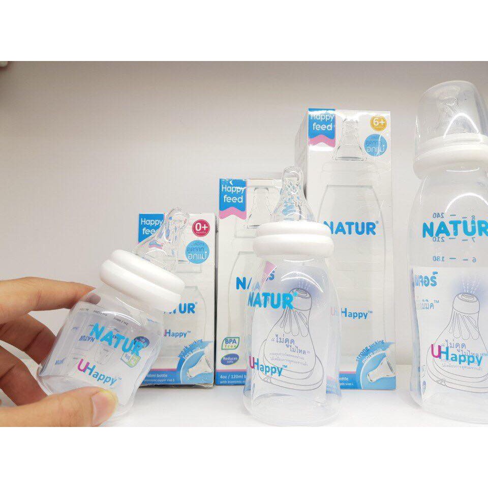 Bình Sữa Natur Thái Lan size 60-120-240ml
