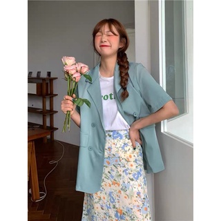[ORDER] ÁO BLAZER CỘC TAY (SẴN ĐEN, BE)