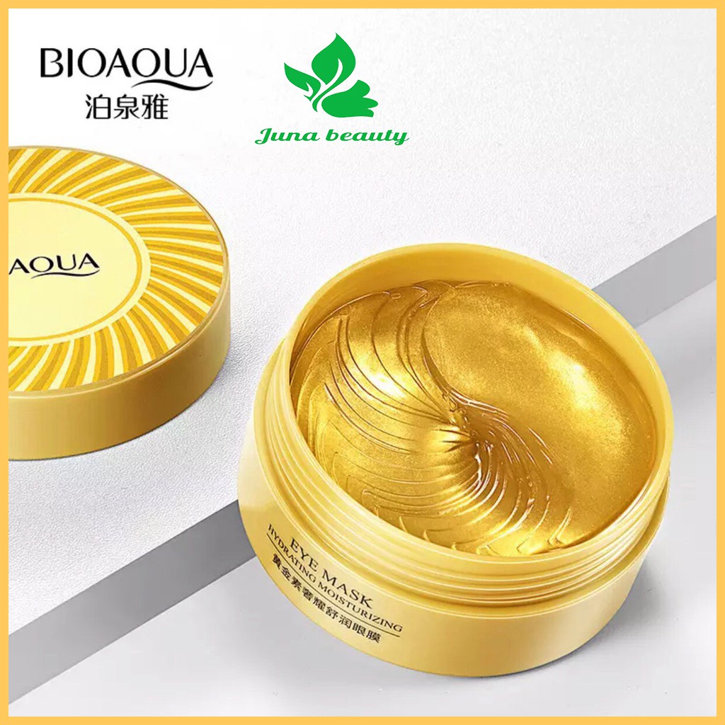 60 Miếng Mặt Nạ Tinh Chất Vàng Collagen Quầng Thâm Và Bọng Mắt BIOAQUA