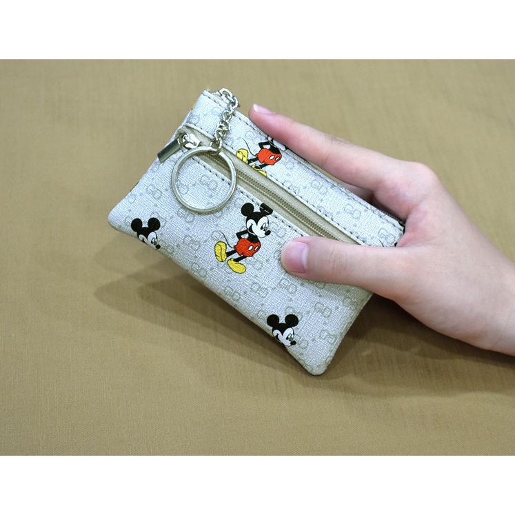 Ví móc khóa thời trang chất liệu da PU Unisex VMK01