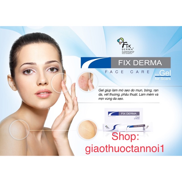 Gel Làm Mờ Sẹo Fixderma Scar Gel (15ml)