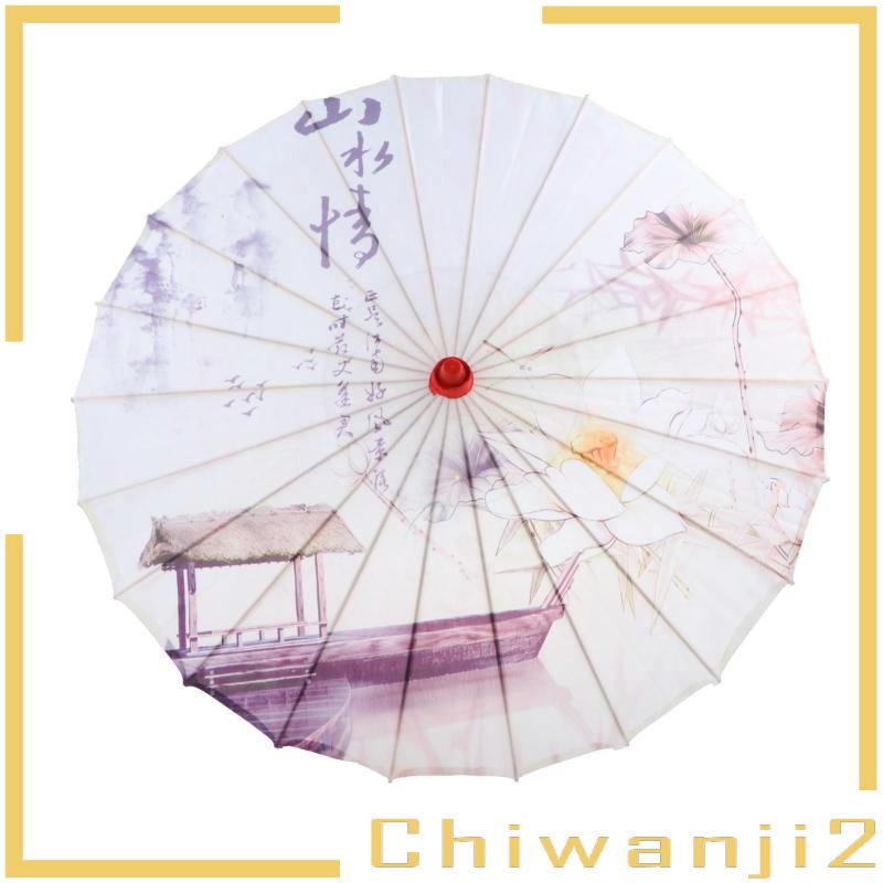 [Chiwanji2] Dù Trung Quốc Handmade Chống Mưa Dù Giấy Parasol Để Chụp Ảnh