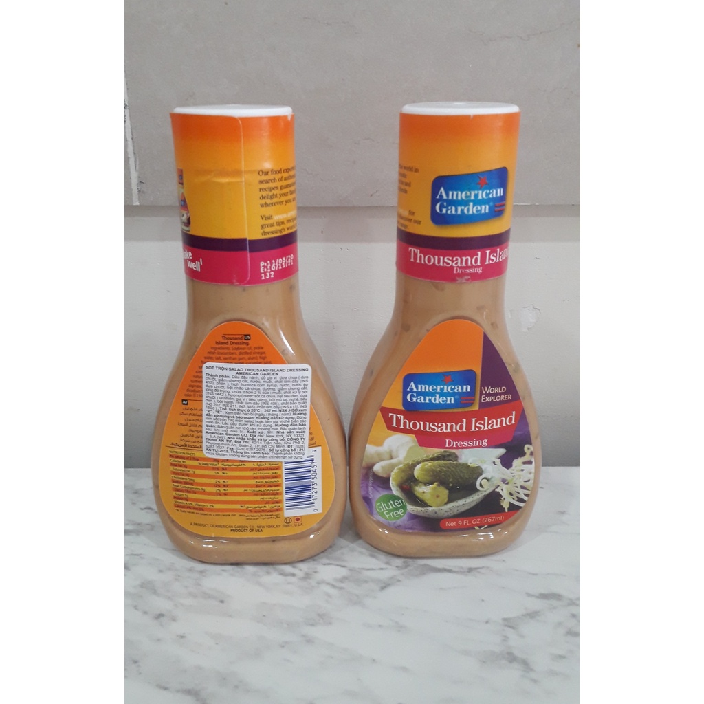 Sốt Trộn Salad American Garden -Thousand Island Dressing 267ml