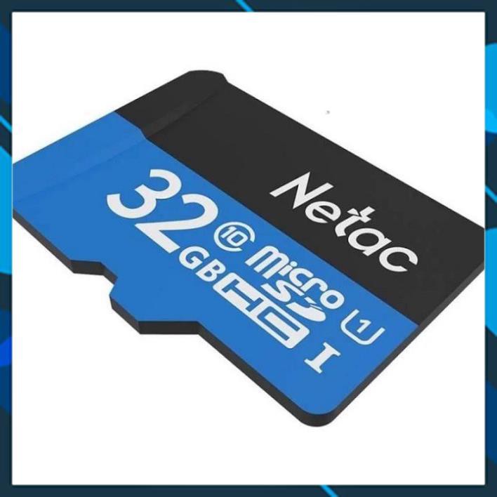 Thẻ nhớ Netac 32GB Class10 – Mua từ 3 tặng 1 đầu đọc thẻ – chính hãng – Bảo hành 5 năm [Giá Hủy Diệt]
