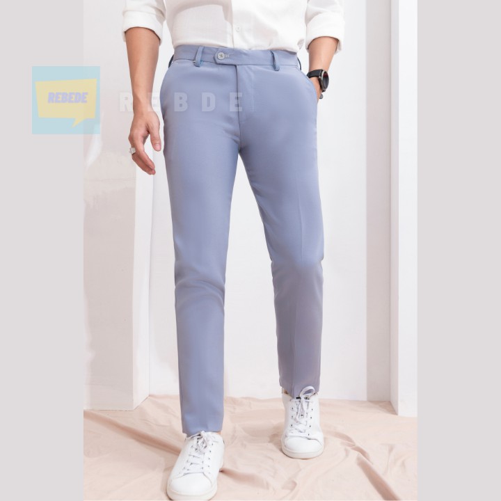 Quần tây nam thời trang ống côn vừa, vải co giãn dễ chịu (inbox để tư vấn size chuẩn hơn) | BigBuy360 - bigbuy360.vn