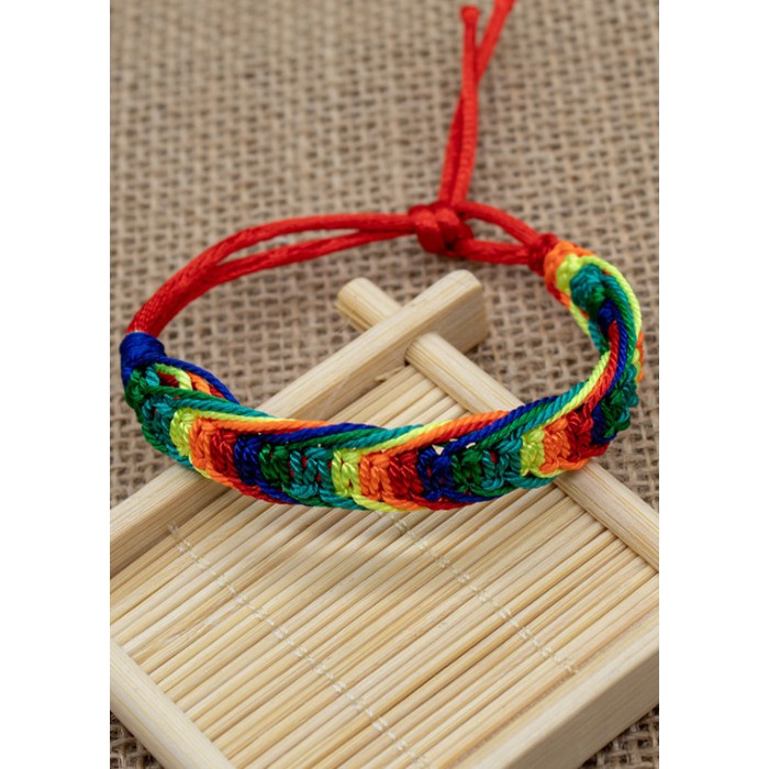 Vòng chỉ đỏ tây tạng bện kiển cá tính CD31