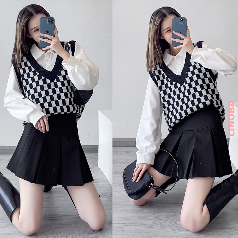 Chân váy xếp ly ngắn bigsize tennis ly to thời trang mùa hè hàn quốc LINOBA CV10 | BigBuy360 - bigbuy360.vn