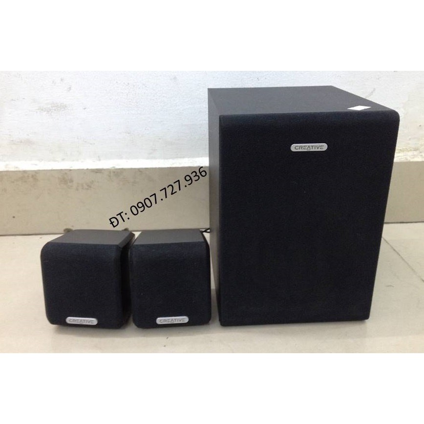 Loa vi tính Creative 2/1 của Mỹ màu đen giá rẽ