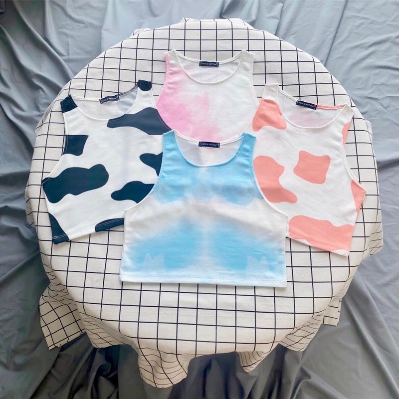 Áo CropTop Loang 3D Ảnh Thật