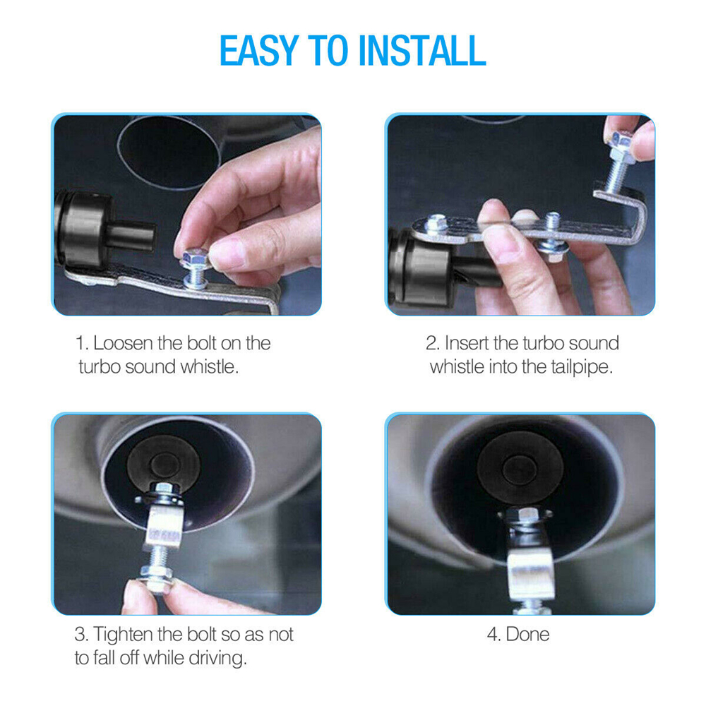 Còi mô phỏng âm thanh turbo gắn pô xe hơi