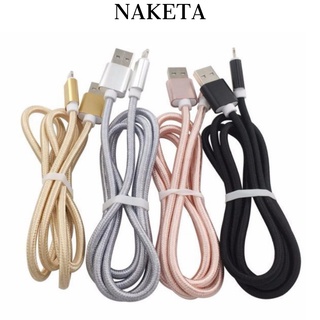 Dây Sạc giá rẻ Iphone, Android, cổng ra Lightning / Type-C / Micro Dài 3M Bọc Dù siêu bền chống đứt