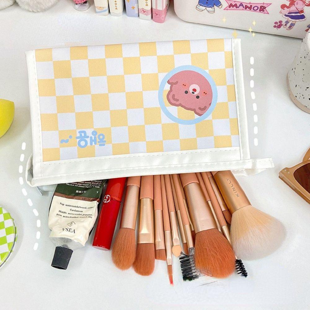 Mmluck Túi Đựng Bút Chì / Đồ Trang Điểm In Hình Gấu / Thỏ Có Khóa Kéo Phong Cách Hàn Quốc Cho Học Sinh