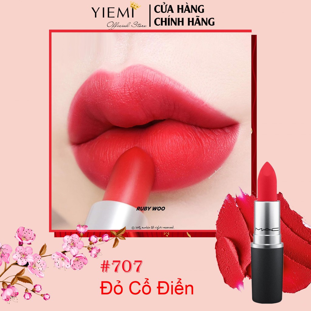 Son Mac Powder Kiss Lipstick 3g phiên bản Giới hạn. cho cảm giác mềm mượt như lụa trên môi